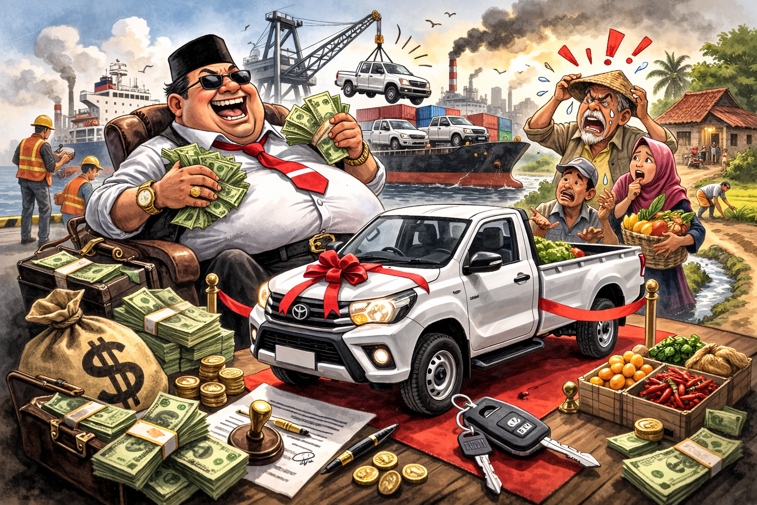 Impor Pickup India untuk Koperasi Desa Merah Putih Tuai Kritik