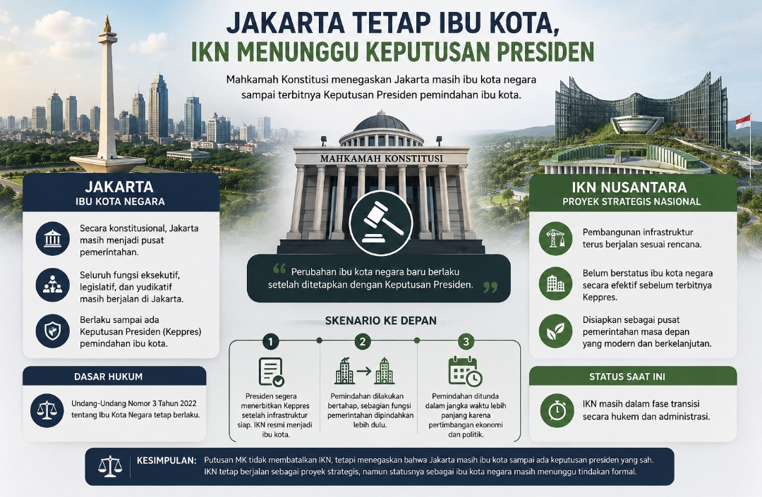 MK sudah menetapkan bahwa ibukota negara adalah jakarta, lantas IKN nusantara bagaimana nasibnya??