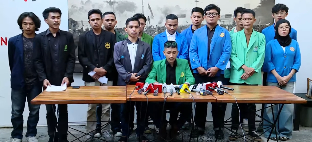 Sadar Penyusup!, Aliansi BEM Mahasiswa Bersatu Gelar Konferensi Pers, Tolak Gerakan Mahasiswa yang Ditunggangi Kepentingan Politik Praktis