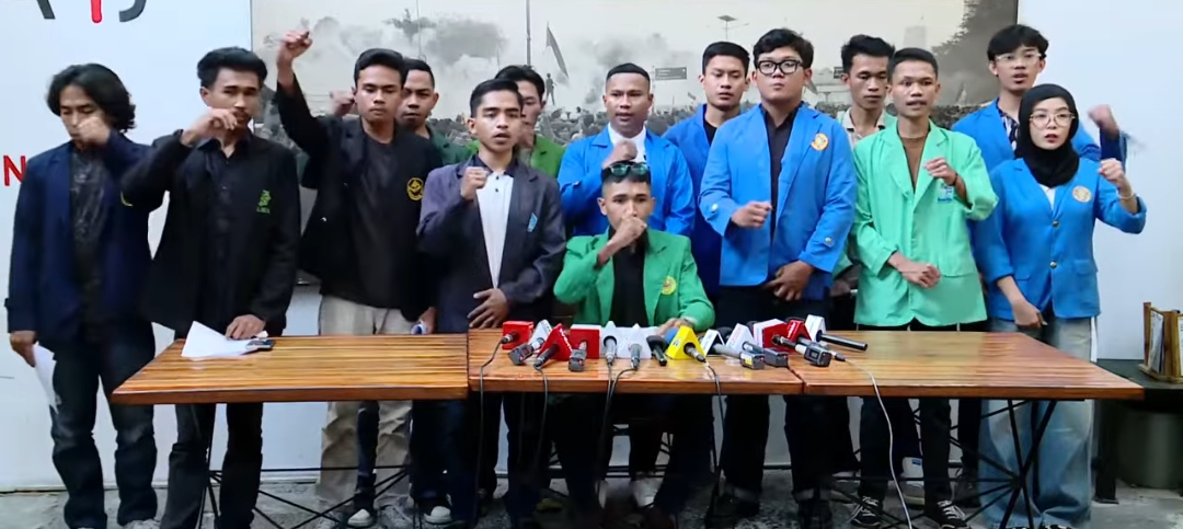 Sadar Penyusup!, Aliansi BEM Mahasiswa Bersatu Gelar Konferensi Pers, Tolak Gerakan Mahasiswa yang Ditunggangi Kepentingan Politik Praktis